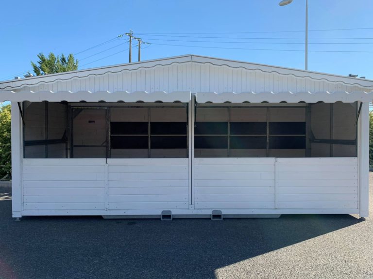 Chalet pliable en bois de 6 mètres de façade  adaptable selon vos besoins_7