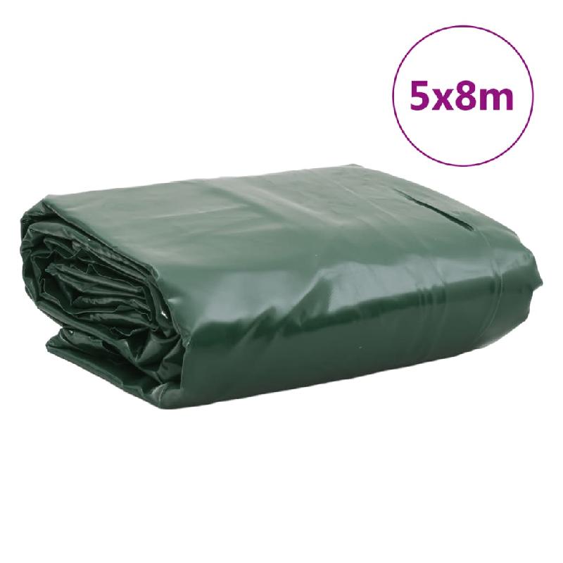 Vidaxl bâche vert 5x8 m 650 g/m² 156154_7