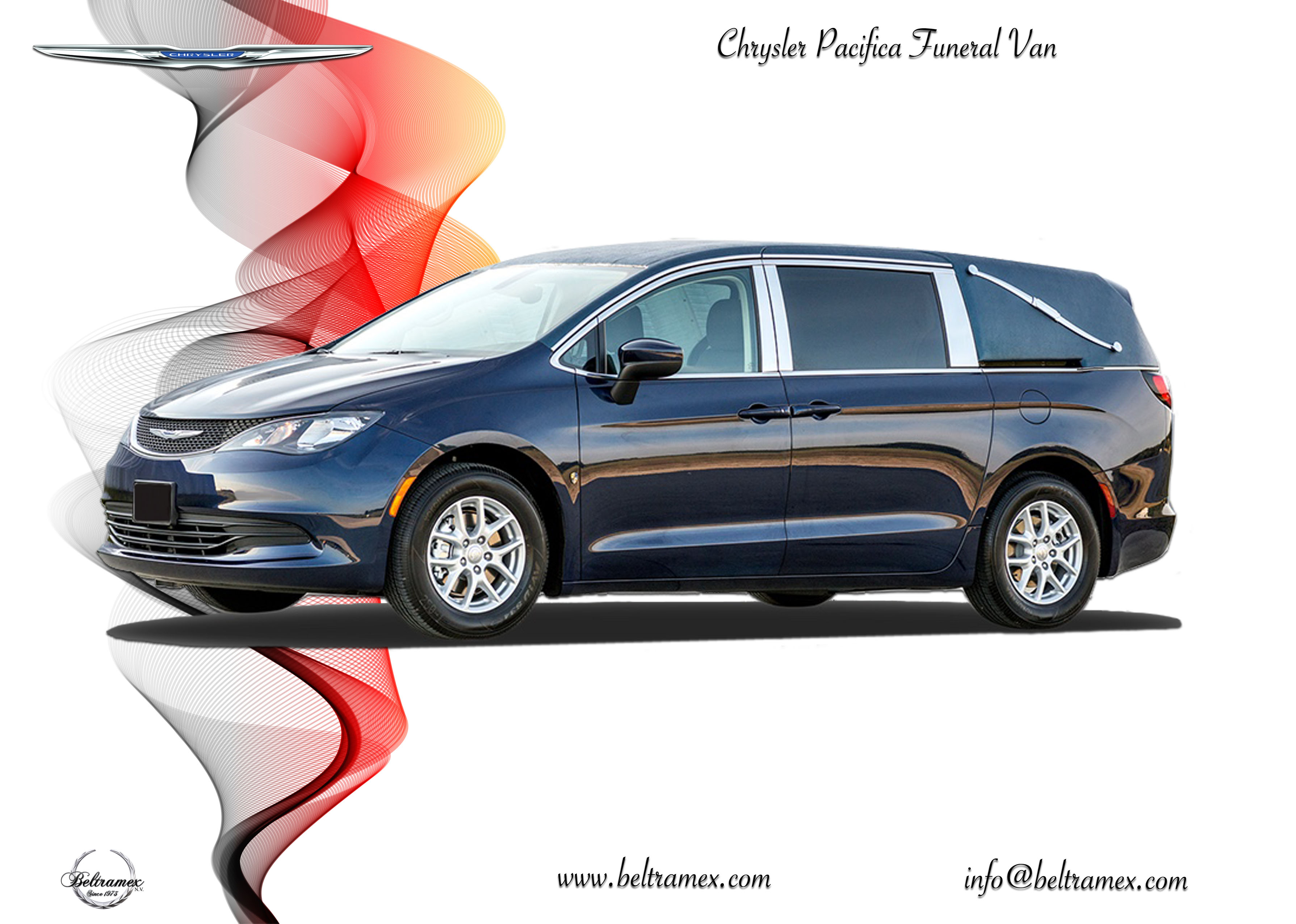 Véhicule funéraire importé Chrysler Pacifica avec plusieurs finitions