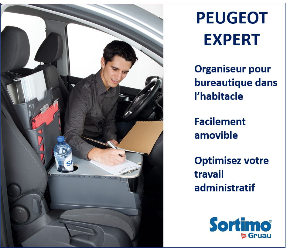 Optimisation de l'espace intérieur Peugeot Expert