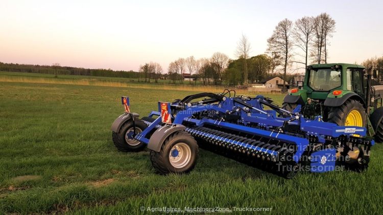 Déchaumeur à disques semi-porté 6 mètres - Landstal LST BTH 600 - neuf avec repliage hydraulique et 48 disques_7