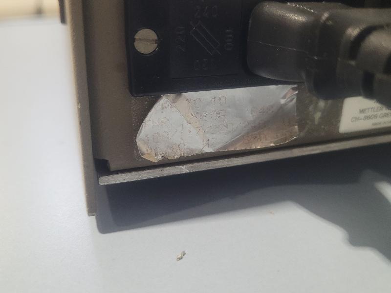 Mettler toledo tc10a/tc15 ta controller + tma40 + dsc20_7