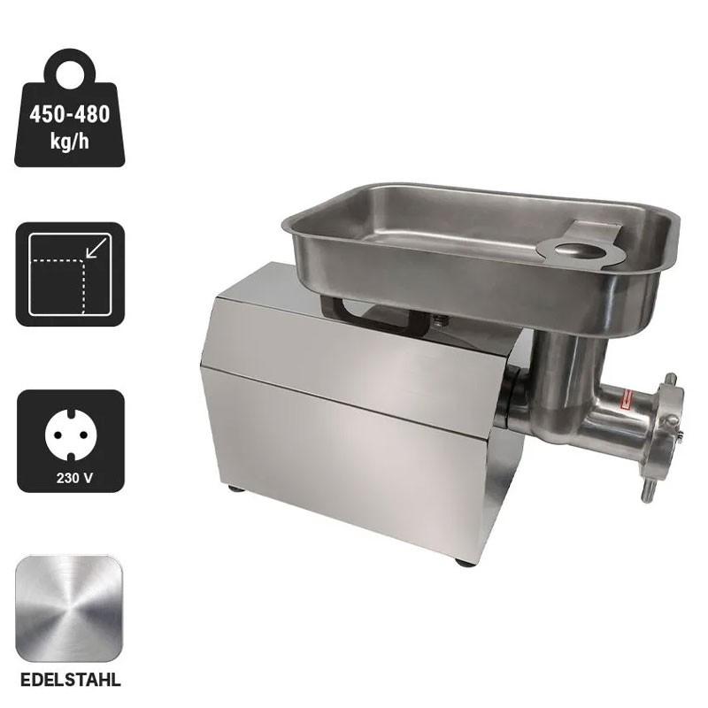 Hachoir à viande électrique professionnel 450 kg/h - 1100W | Ggm_7