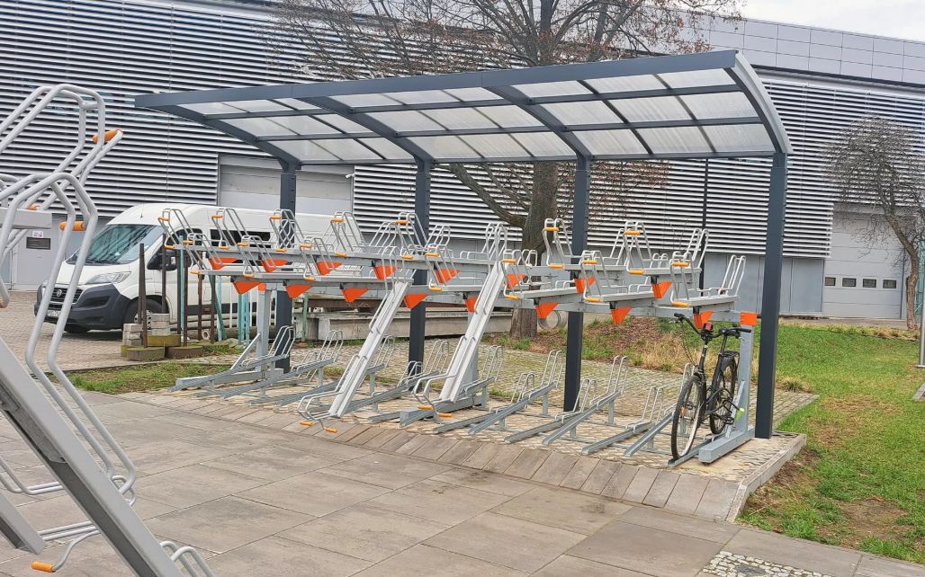 Rack à vélo double étage avec entraxe ajustable  375, 400, 450 ou 500 mm_7