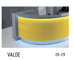 Banque d'accueil fonctionnelle et esthétique - Modules conformes aux normes européennes - Large choix de coloris et tailles_7