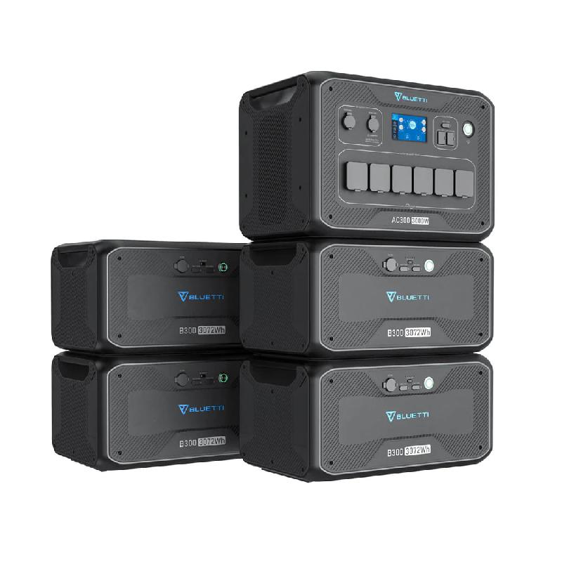 BLUETTI AC300 + B300 Batterie de secours domestique | 3000 W / 3072 Wh - AC300 + 4*B300_7
