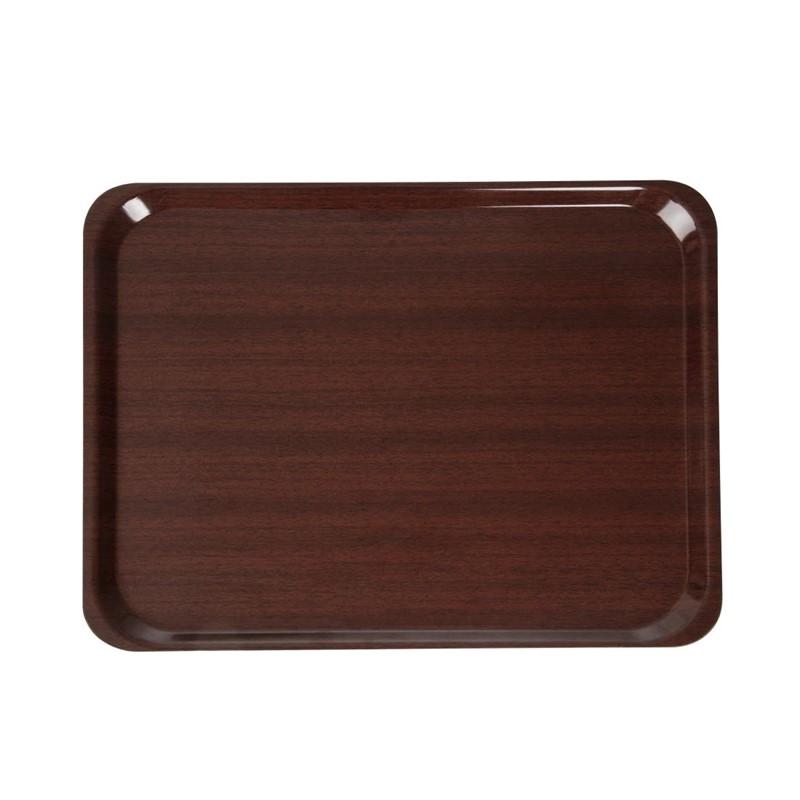 Plateau stratifié lisse Capri Cambro acajou 460mm_7