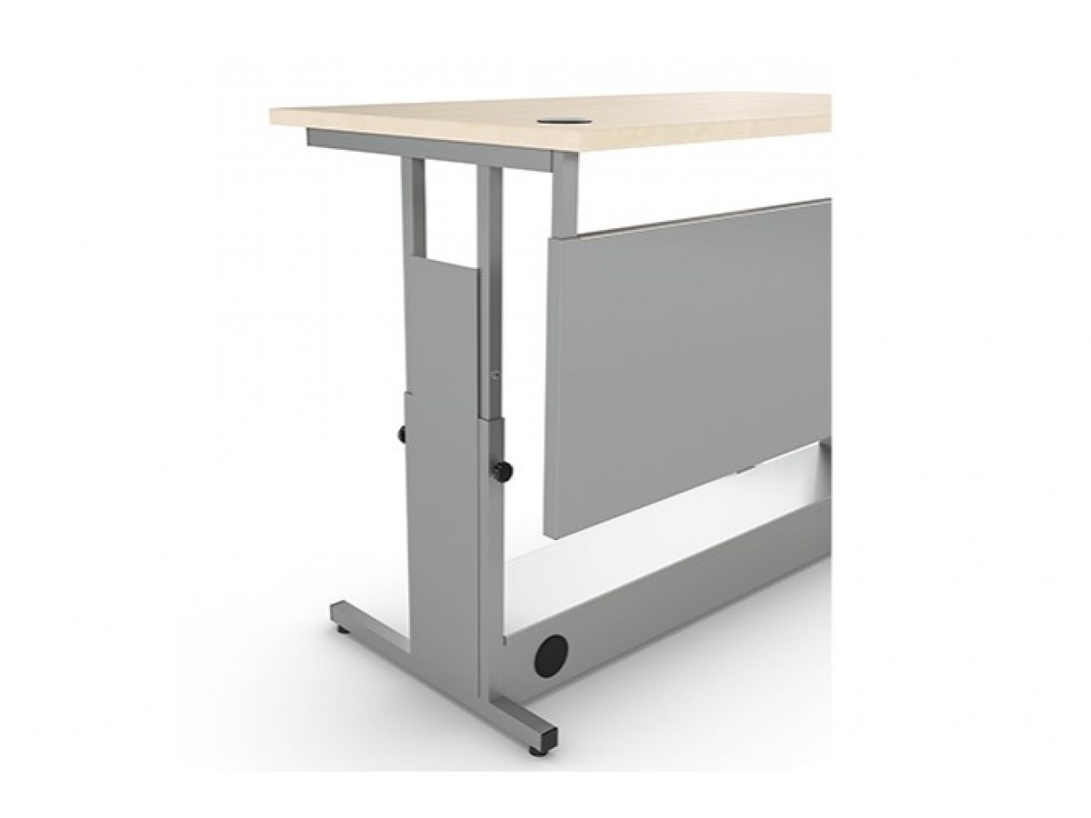 Table informatique DATA avec écran posé - nombreuses dimensions et configurations - fabrication française_7