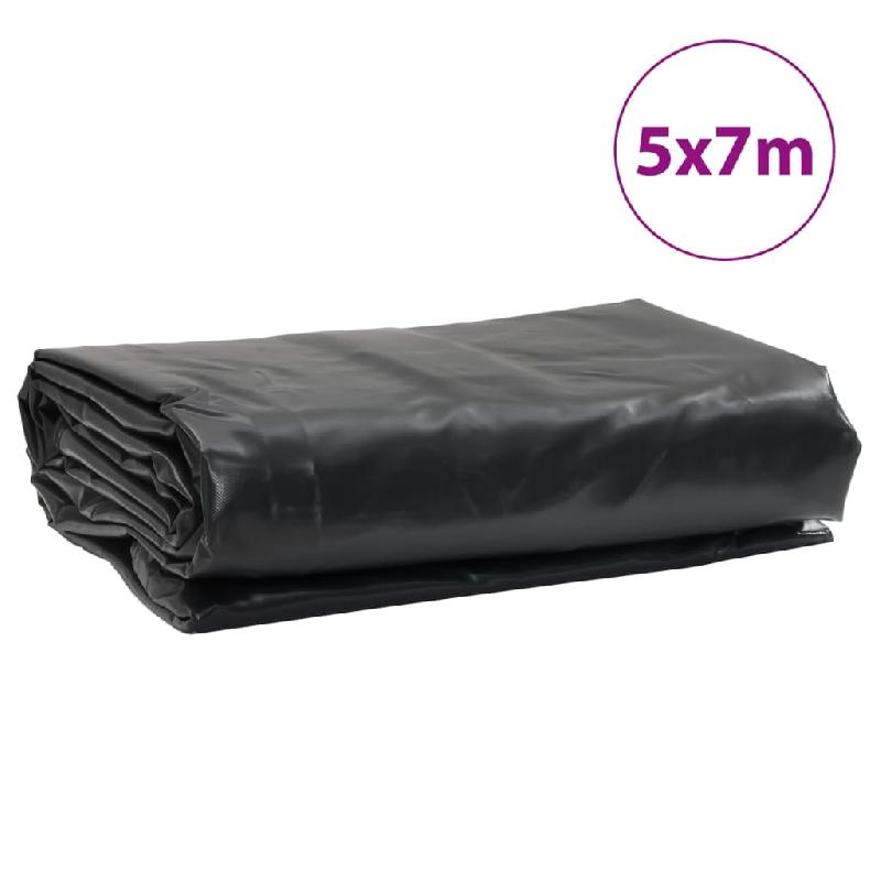 Vidaxl bâche anthracite 5x7 m 650 g/m² 156105_7