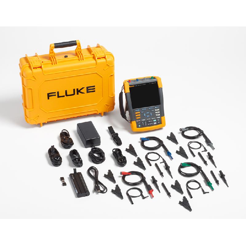 FLUKE-190-104-III-S - Oscilloscope numérique portable ScopeMeter 4 voies 100 MHz - Entrées flottantes, logiciel inclus, mallette de transport_7