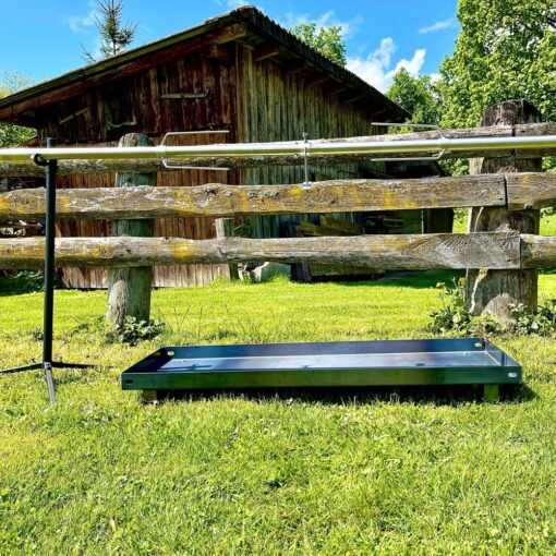 Tournebroche durable et facile à nettoyer pour amateurs de viande