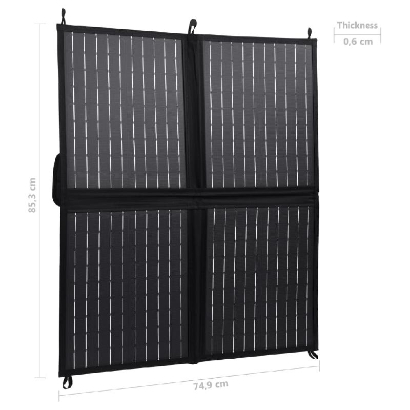 Vidaxl chargeur de panneau solaire pliable 80 w 12 v 92001_7