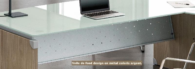 Bureau de direction en verre X time avec retour  - Quadrifoglio. - 239, Droite_7