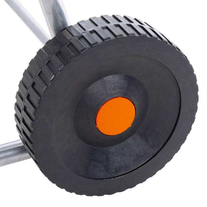 Vidaxl chariot pour enrouleur de tuyau de 80 m 1/2