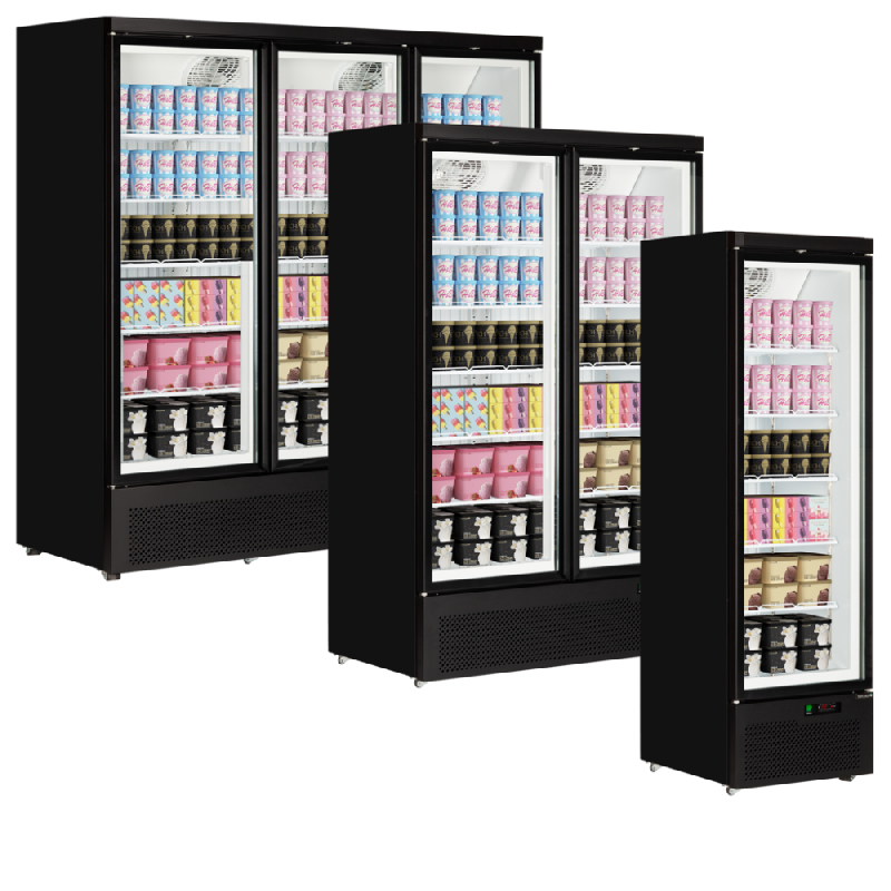 Congélateur vertical de vitrine Atom Maxi L.1880mm 3 portes TEFCOLD_7