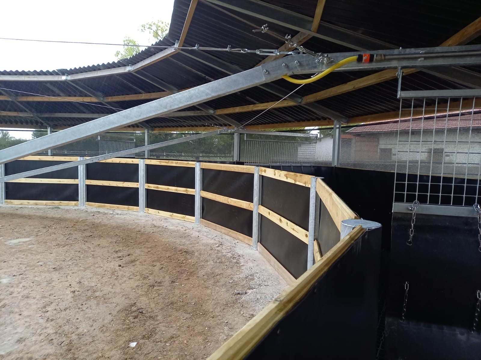 Marcheur pour chevaux version Premium - Structure en IPE acier - 5 mètres de large_7