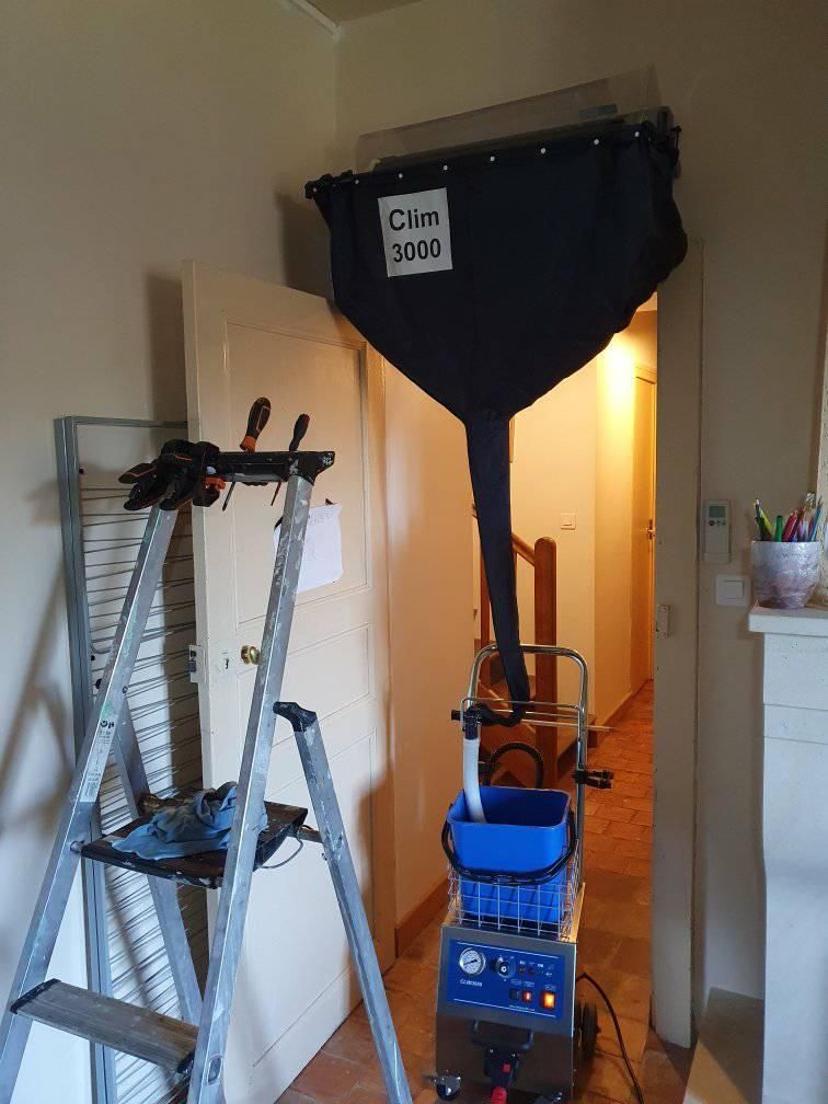 Machine vapeur portable pour entretien et nettoyage des splits