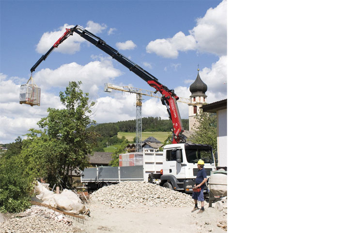 Grue auxiliaire Fassi F295RA e-dynamic - 28,95 tm - bras hydraulique jusqu'à 26,70 m avec jib_7