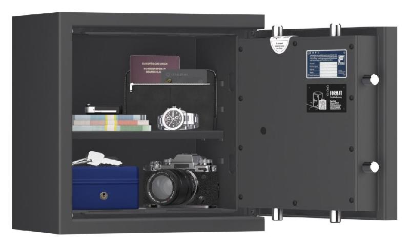 Coffre-fort FORMAT Lyra 1 Classe 0 - Anti-effraction certifié EN 1143-1 - Serrure à combinaison mécanique / Graphite RAL 7024_7