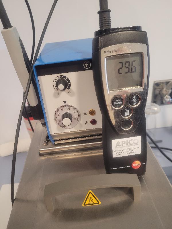 Bain-marie à circulation / thermostat réfrigéré polystat 23 fisher bioblock scientific_7