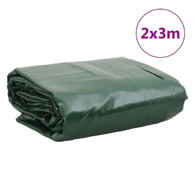 Vidaxl bâche vert 2x3 m 650 g/m² 156131_7