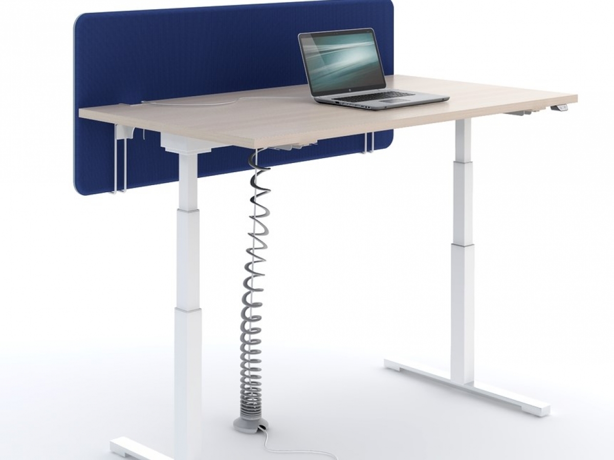Bureau assis-debout motorisé réglable en hauteur avec une manivelle ou électriquement - DRIVE_7