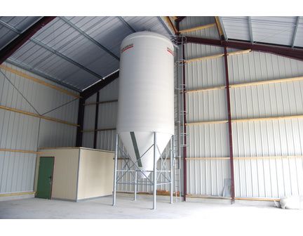 Silo d'aliment d'élevage à cône axial sortie Ø700 - Capacité 5.5 à 50m3 -  Ø2325 à Ø3000 - Silo Gâtine 700_7
