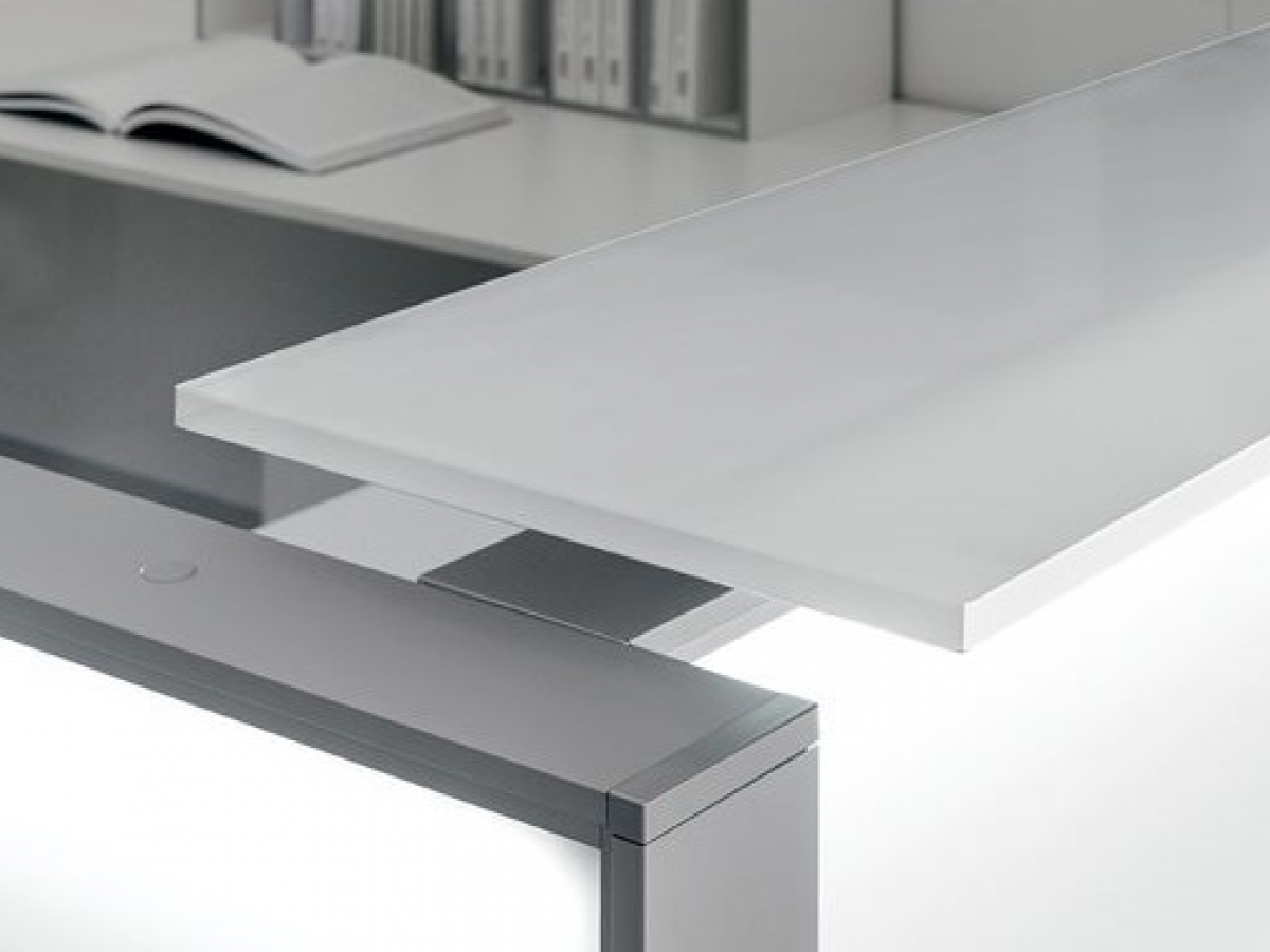 Banque d'accueil d'angle rétro-éclairée LED - DV702 - Conception modulaire avec finitions modernes_7
