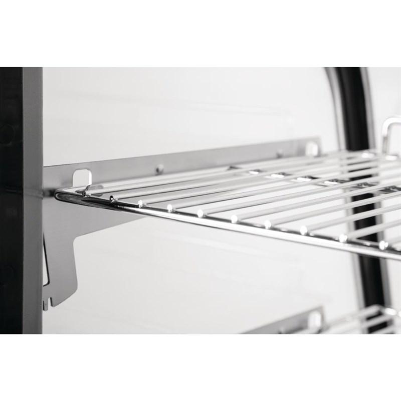 Vitrine de comptoir réfrigérée économe en énergie Série G noire 120L - Polar - GP292_7