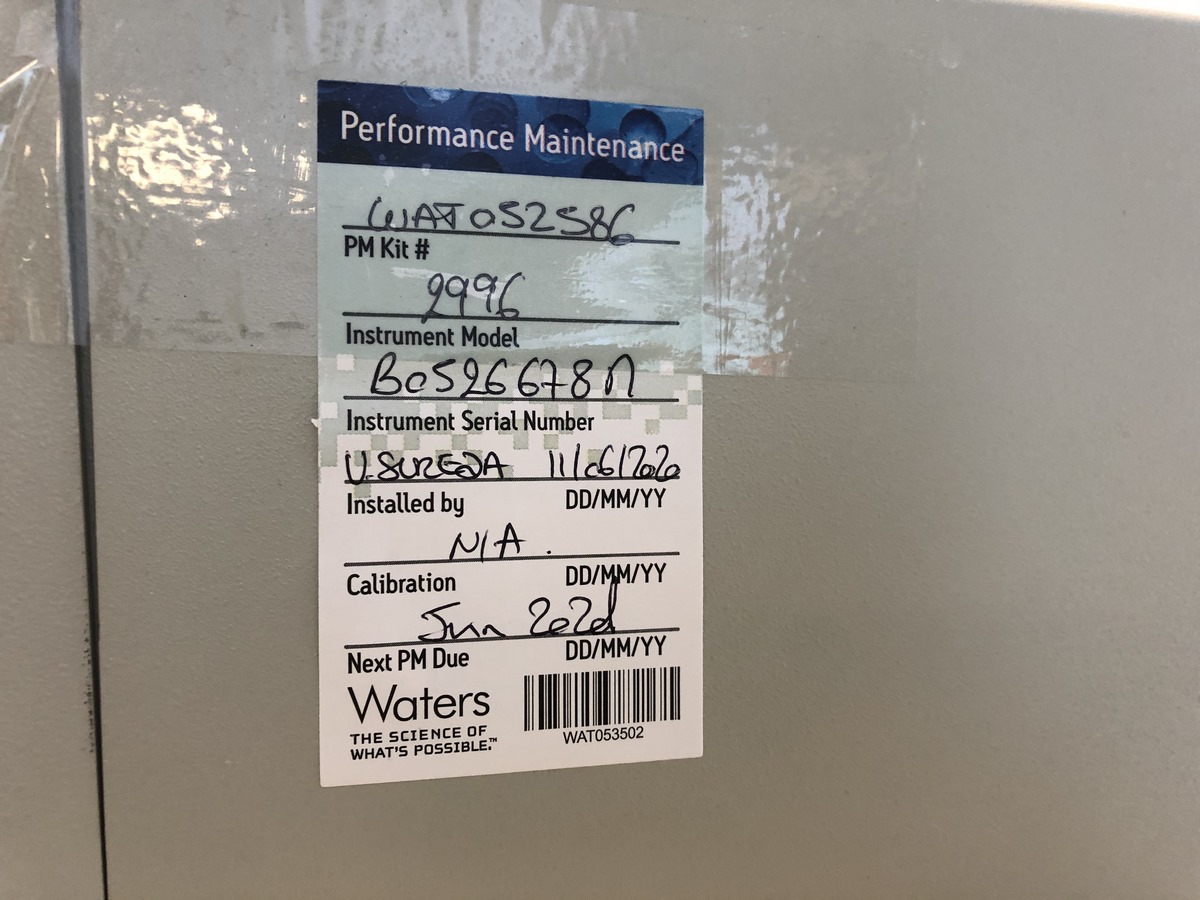 Chromatographie liquide Waters Alliance 2695 reconditionné - Modèle 2695/2996 - Réf. P20090825_7