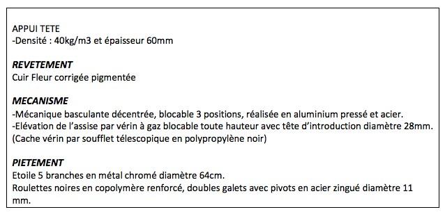 Fauteuil de Direction en cuir RAY - Sitek - cuir noir_7