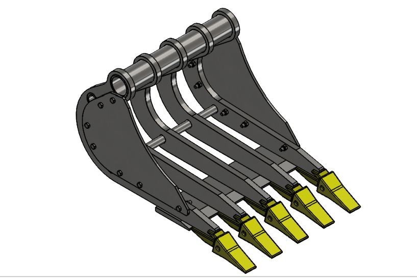Râteau pour mini-pelle_7
