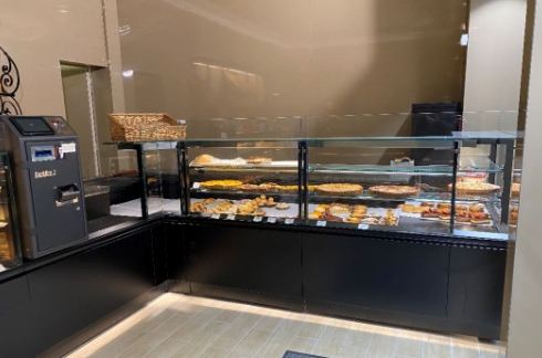 Comptoir réfrigéré avec pare-haleine, idéal pour les traiteurs, pâtisseries et snacking - KUBUS MAX_7