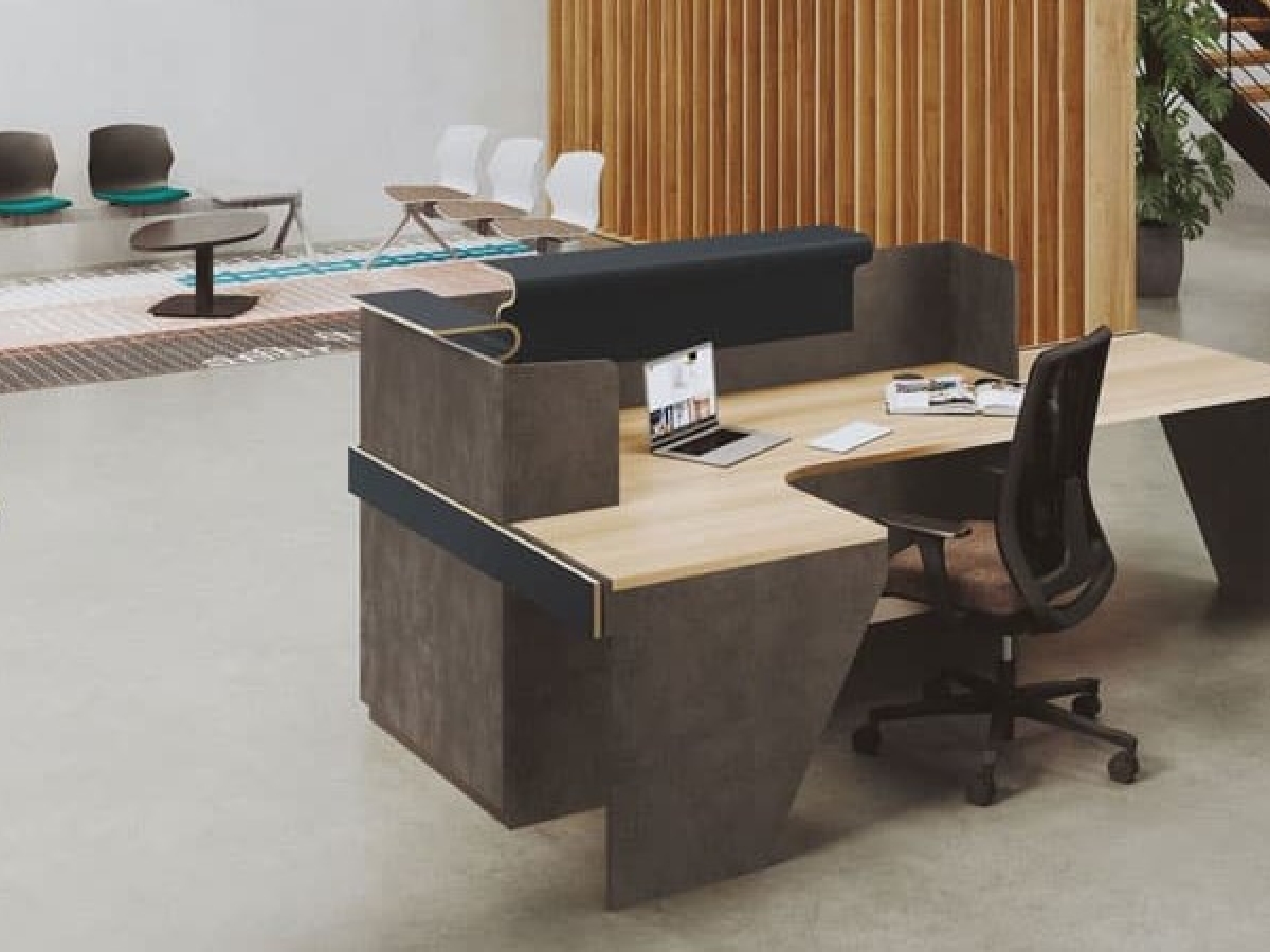 Banque d'accueil fonctionnelle et lumineuse - ATLAS - Design épuré avec éclairage LED et configurations modulables_7