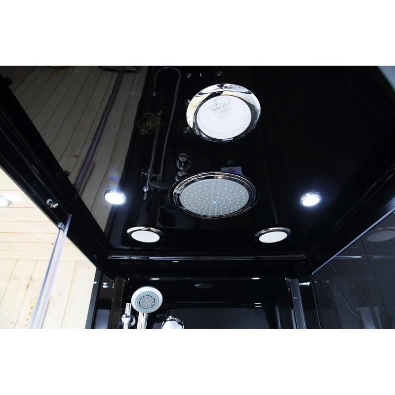 SAUNA DOUCHE HAMMAM BOREAL® SH180-G BLACK GAUCHE_7