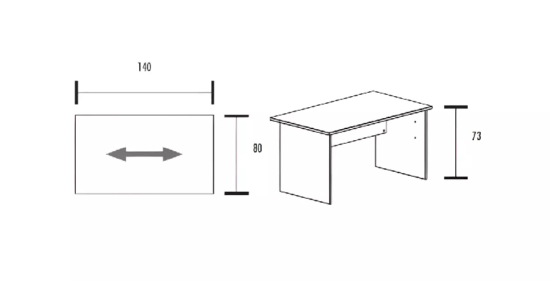 Bureau individuel avec retour sur caisson porteur So Ferrol_7