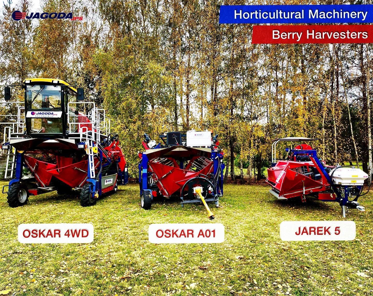 Récolteuse JAREK 5 avec essieu de direction hydraulique