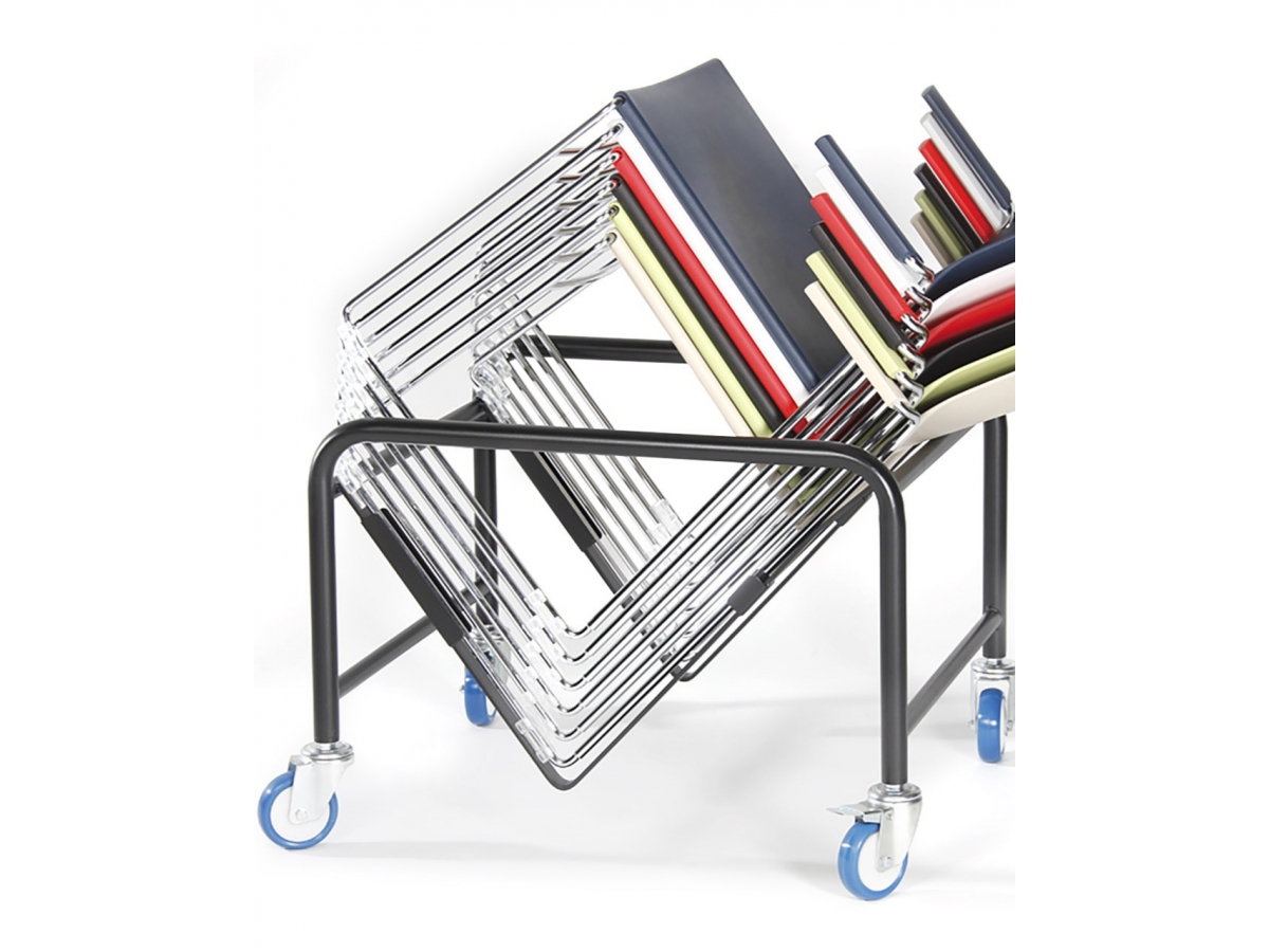 Chaise polyvalente LINO - tout confort, empilable et accrochable, design moderne et options personnalisables_7