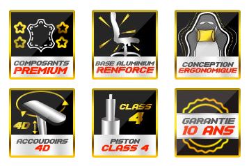 Siège réglable en tissu déperlant - ORAXEAT TK800F - Gris clair / Noir - Mousse haute densité 55 kg/m3 - Réf : ORX_TK800F_LGBK_7