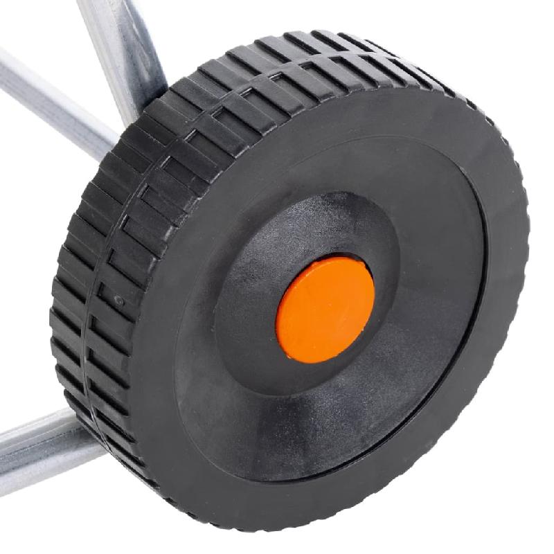 Vidaxl chariot enrouleur pour tuyau de 60 m 1/2