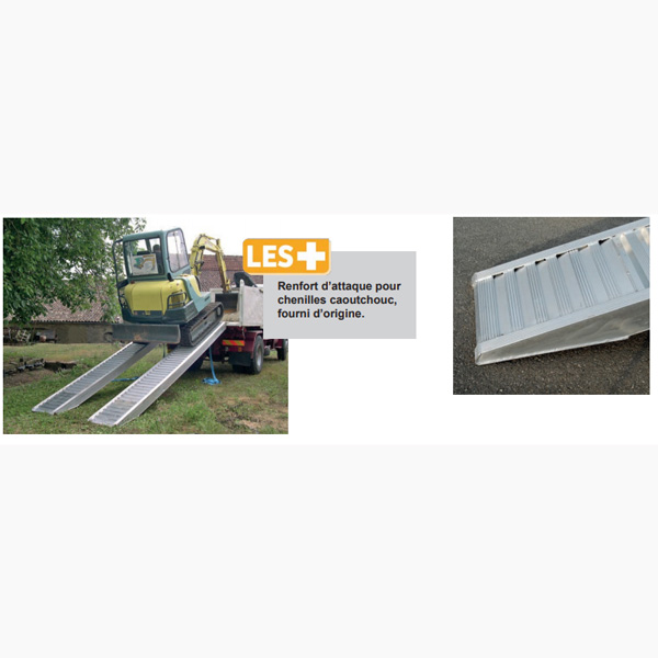 Rampes de chargement aluminium grande robustesse - capacité jusqu'à 7,3 tonnes - différentes références disponibles_7