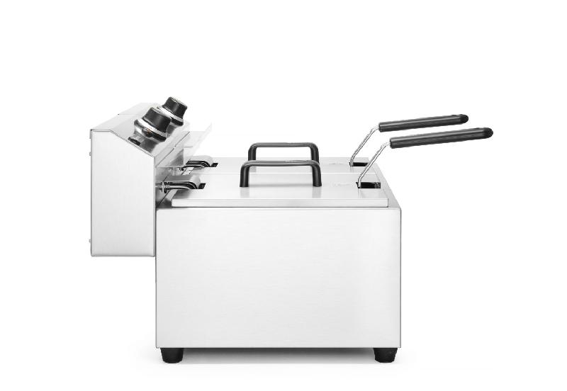 Friteuse Profi Line Analogique sans robinet de vidange 2x8L 230V HENDI_7