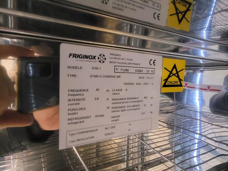 Armoire de conservation réfrigérée / réfrigérateur FRIGINOX G/GL1 650 litres vitré_7