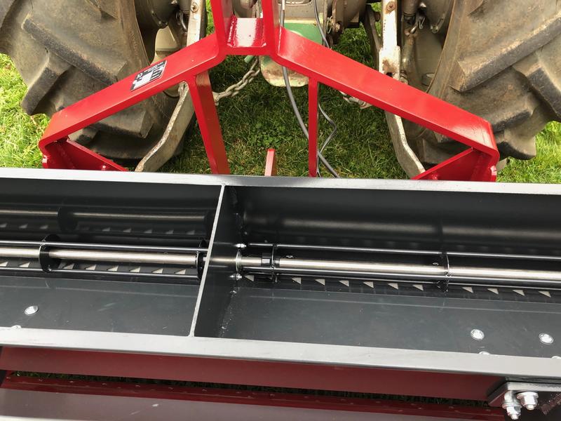 Rouleau engazonneur 200 cm + semoir - Outil pour engazonnement et regarnissage de gazon_7
