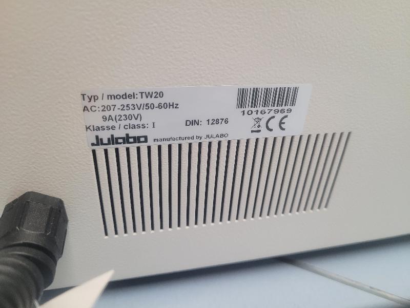 Bain-marie de laboratoire Julabo TW20_7