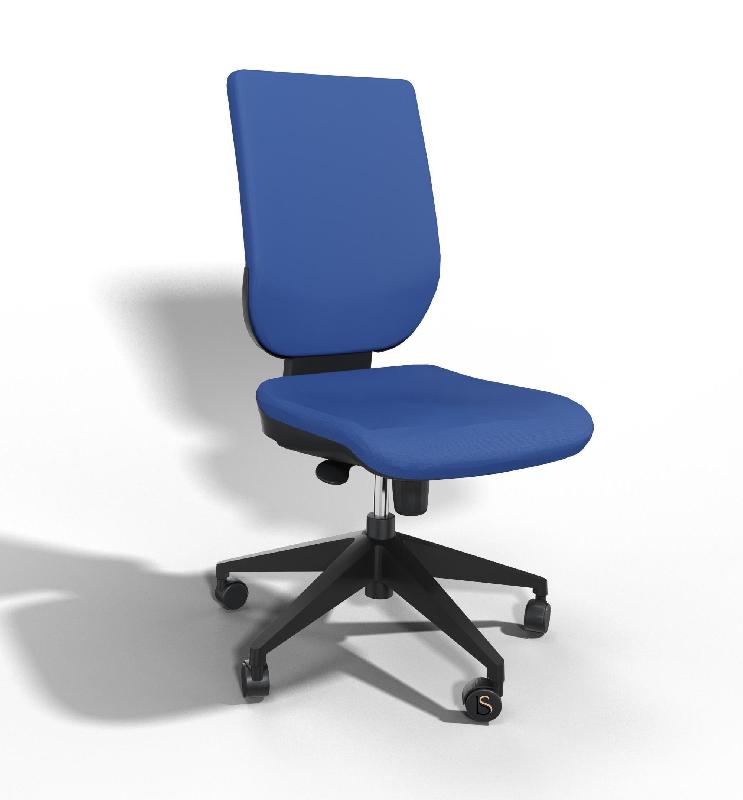 Siège de bureau Tertio haut dossier synchrone - Sokoa - Bleu, Non_7