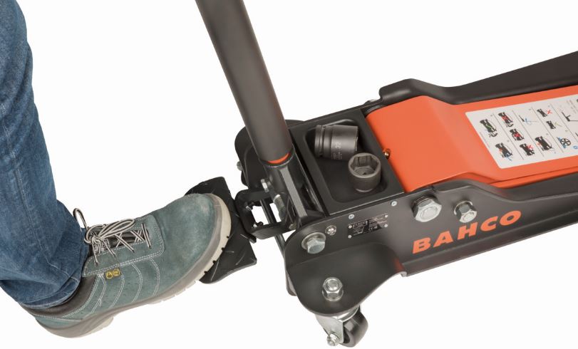 Cric compact extra plat 3T - BH13000 avec double piston et hauteur de levage jusqu'à 552 mm_7