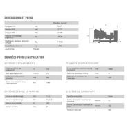 GTW-2080 T5 50 Hz triphasé - Groupe électrogène industriel 2080 kVA Genelec - MITSUBISHI et alternateur STAMFORD_7