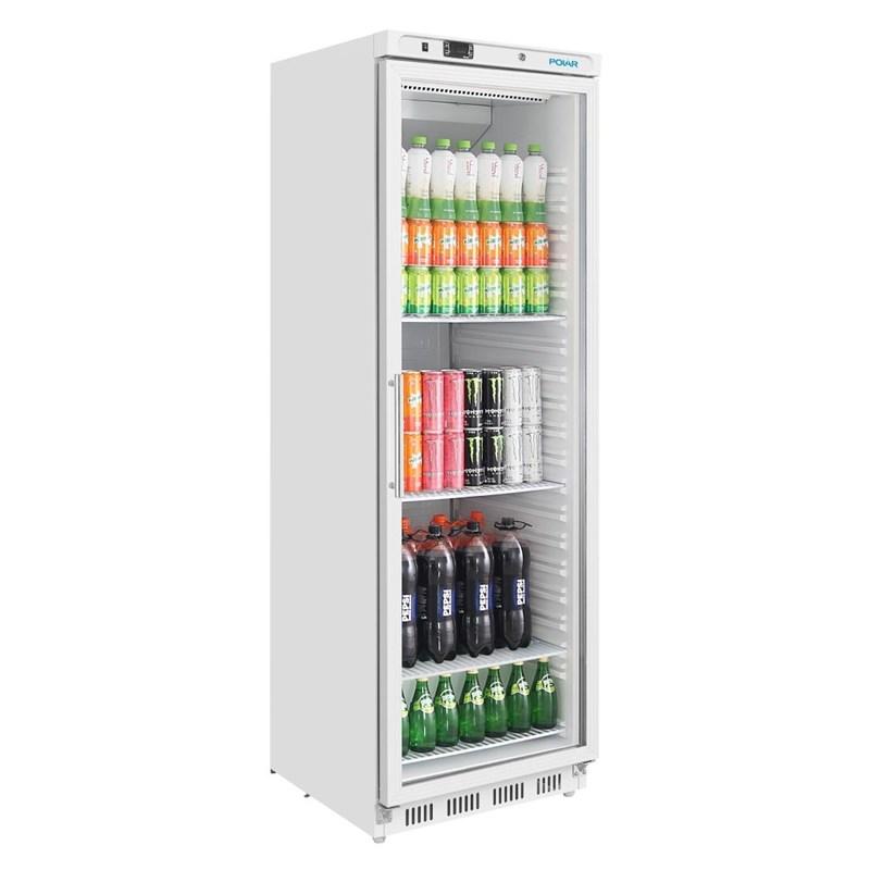 Vitrine réfrigérée positive 1 porte vitrée - Série C - 400 L | Polar CZ786_7