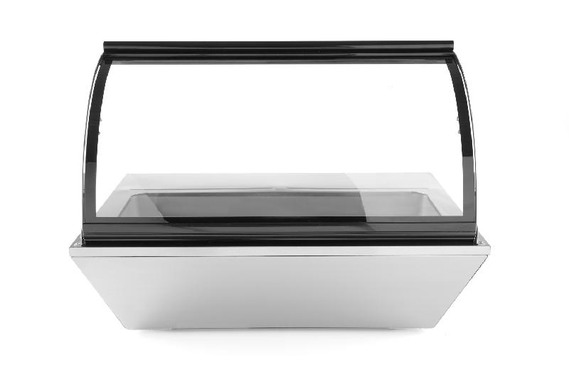 Vitrine de table à salade réfrigérée 8xGN1/6 positive 67L HENDI_7